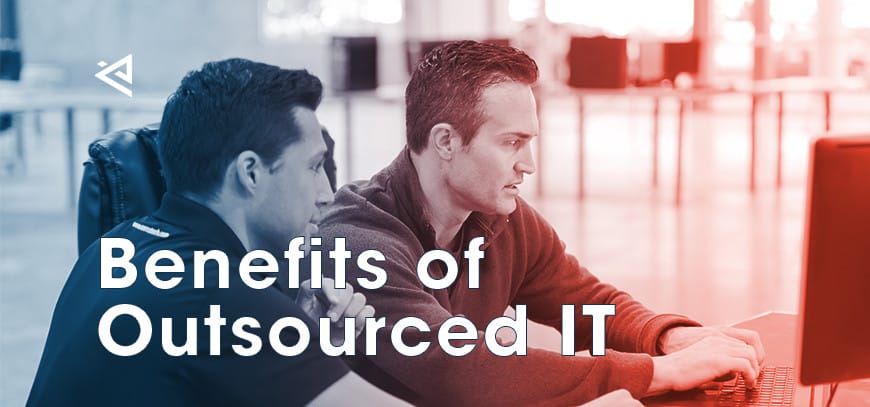 outsourced it support helping employee fix a computer