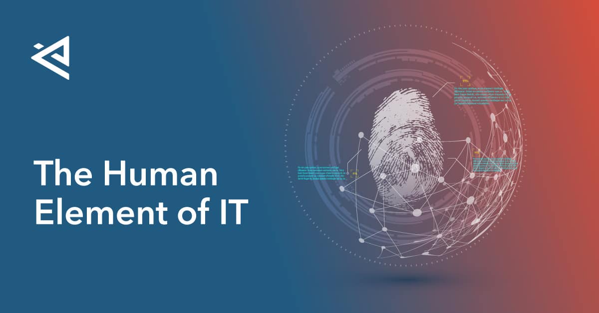 digital thumbprint on a field of blue and red with the title of the article next to it