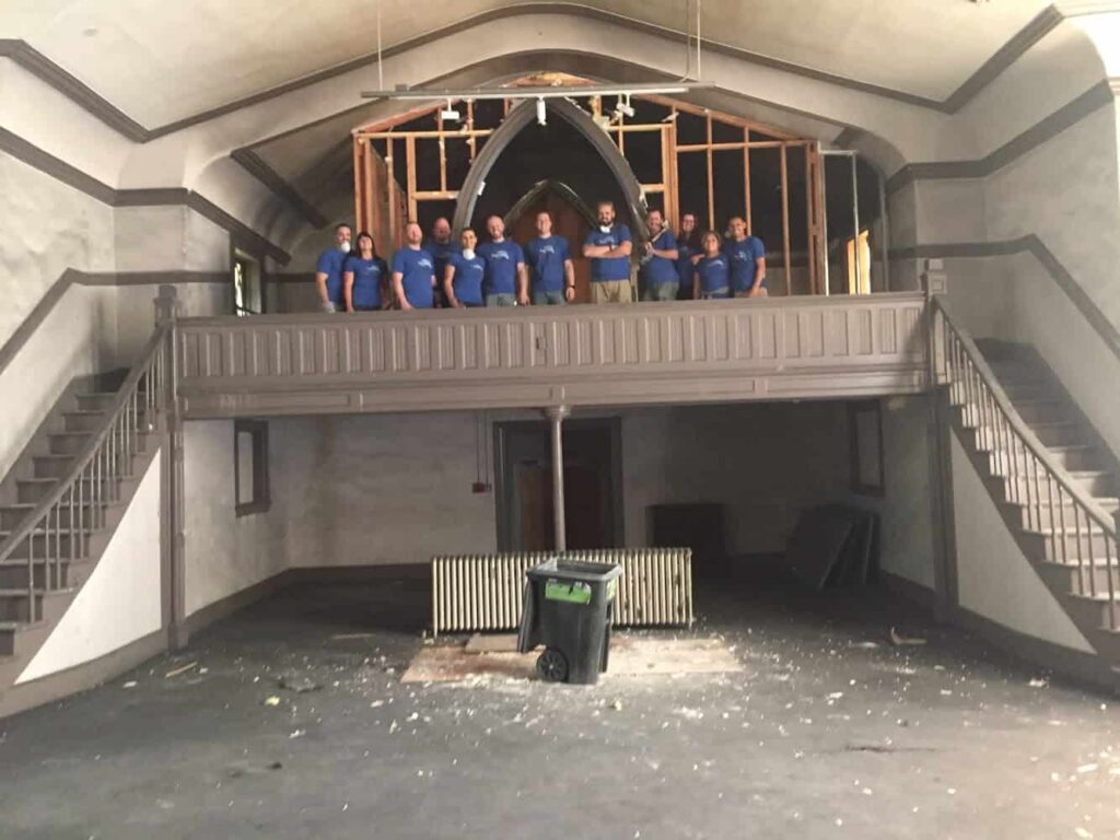 Executech, providers of IT services in Utah, demonstrating their personal touch in the community helping turn a church into a community center