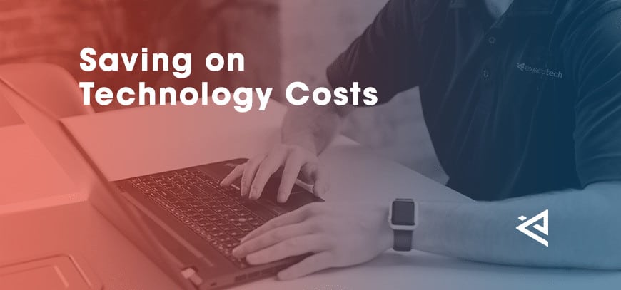 Man typing on laptop