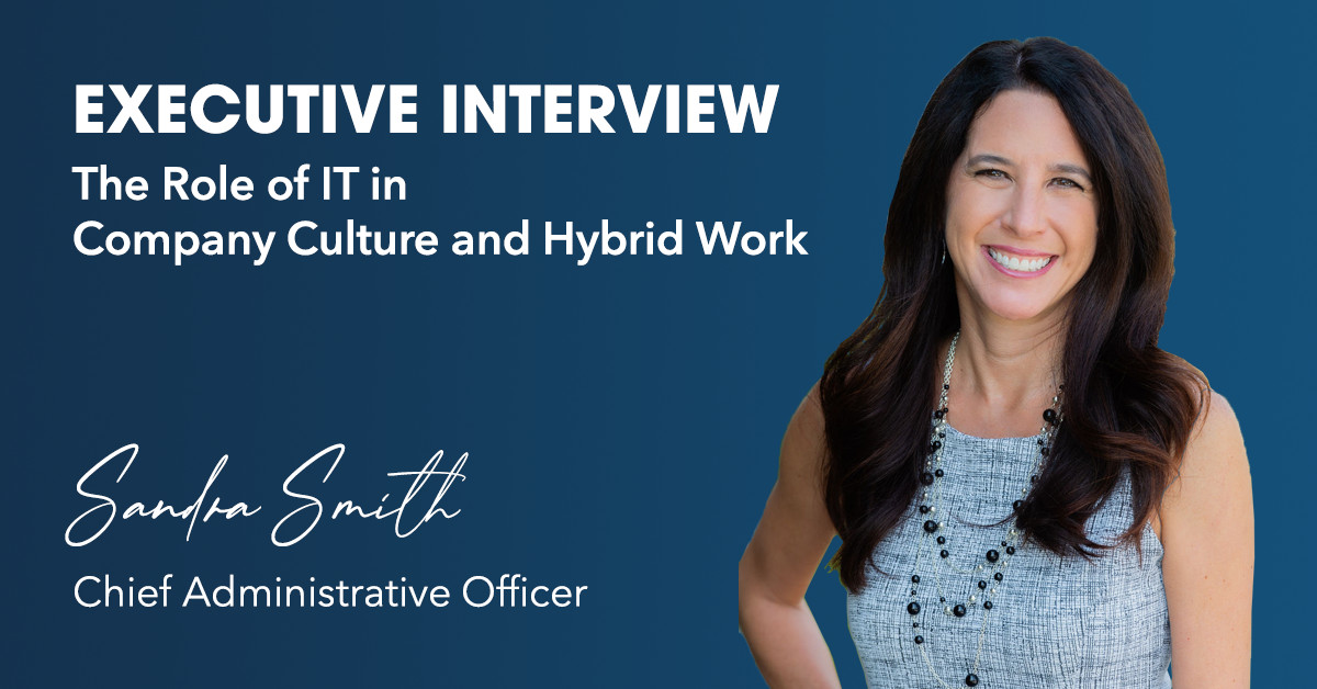 photo of a dark haired woman on a field of blue with her name, title, and article title