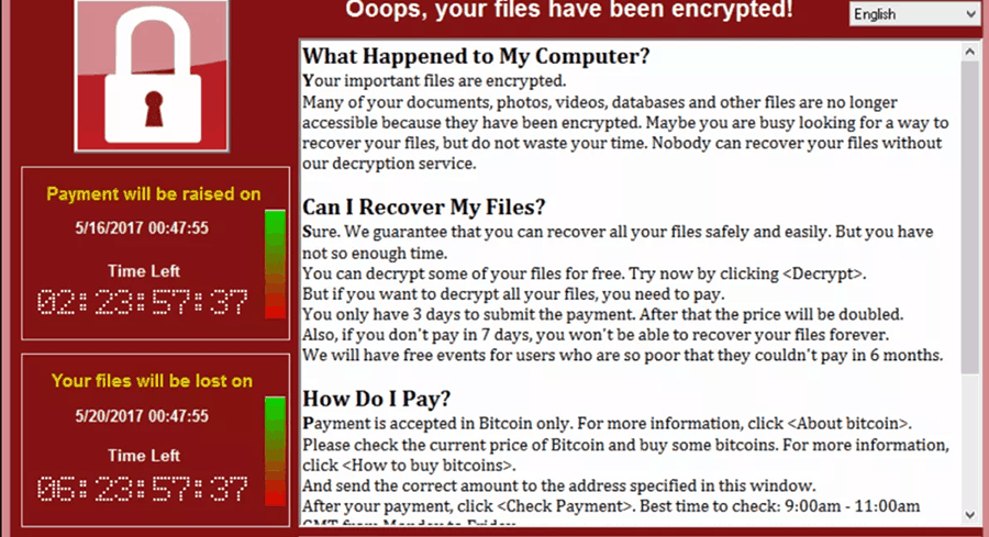 wannacry cyber attack
